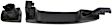79802 Black Exterior Door Handle, Without Key Hole, Help Series