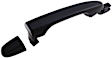 79820 Front, Passenger Side Smooth Black Exterior Door Handle, Without Key Hole, Help Series