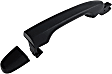 79822 Rear, Driver or Passenger Side Black Exterior Door Handle, Without Key Hole, Help Series