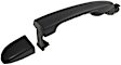 79984 Front, Driver Side Smooth Black Exterior Door Handle, Without Key Hole, Help Series