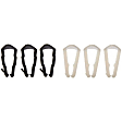 800-015 Universal Clips & Fasteners, 3 Each - 5/16 In. and 3/8 In. Fuel Line Retaining Clip, Set of 6