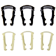 800-023 OE Solutions Series Fuel Line Bracket - Direct Fit, Set of 3