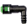 800-092 OE Solutions Series Fuel Fitting - Black, Plastic, Universal