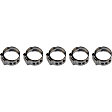 800-312 Universal Hose Clamp, 1/2 in. Diameter, Steel Material, Set of 5