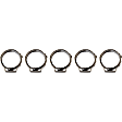 800-312 Universal Hose Clamp, 1/2 in. Diameter, Steel Material, Set of 5
