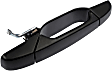 80115 Front, Passenger Side Smooth Black Exterior Door Handle, Without Key Hole, Help Series