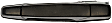80120 Rear, Driver Side Textured Black Exterior Door Handle, Without Key Hole, Help Series