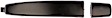 80146 Front, Passenger Side, or Rear, Driver or Passenger Side Smooth Black Exterior Door Handle, Without Key Hole, Help Series
