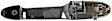 80156 Rear, Driver Side Chrome Exterior Door Handle, Without Key Hole, Help Series