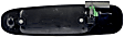 80160 Textured Black Exterior Door Handle, With Key Hole, Help Series