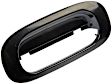 80173 Help Series Tailgate Handle Bezel, Smooth Black Plastic