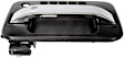 80199 Front, Driver Side Chrome Lever with Black Bezel Exterior Door Handle, With Key Hole, Help Series