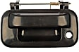 80208 Help Series Tailgate Handle, Smooth Black Plastic