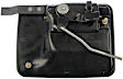 80234 Rear, Driver Side Textured Black Exterior Door Handle, Without Key Hole, Help Series