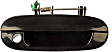 80268 Front, Passenger Side Smooth Black Exterior Door Handle, With Key Hole, Help Series