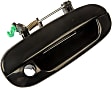 80268 Front, Passenger Side Smooth Black Exterior Door Handle, With Key Hole, Help Series