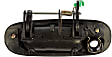 80268 Front, Passenger Side Smooth Black Exterior Door Handle, With Key Hole, Help Series