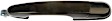 80326 Rear, Passenger Side Smooth Black Exterior Door Handle, Without Key Hole, Help Series
