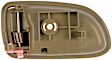80334 Front, Passenger Side Smooth beige Interior Door Handle, Without Door Lock Button, Help Series