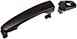 80338 Front, Driver Side Smooth Black Exterior Door Handle, With Key Hole, Help Series