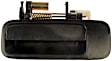 80343 Rear, Driver Side Smooth Black Exterior Door Handle, Without Key Hole, Help Series