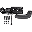80374 Front Or Rear, Driver Side Textured Black Interior Door Handle, Without Door Lock Button, Help Series