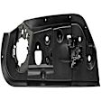 80376 Front, Passenger Side Chrome Lever with Black Bezel Interior Door Handle, With Door Lock Button, Help Series