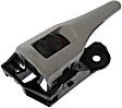 80412 Front Or Rear, Driver Side Smooth Gray Interior Door Handle, With Door Lock Button, Help Series