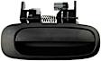 80422 Rear, Passenger Side Smooth Black Exterior Door Handle, Without Key Hole, Help Series