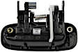 80422 Rear, Passenger Side Smooth Black Exterior Door Handle, Without Key Hole, Help Series