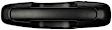 80425 Front Or Rear, Driver Side Smooth Black Exterior Door Handle, Without Key Hole, Help Series