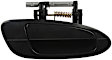 80430 Rear, Passenger Side Smooth Black Exterior Door Handle, Without Key Hole, Help Series