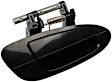 80430 Rear, Passenger Side Smooth Black Exterior Door Handle, Without Key Hole, Help Series