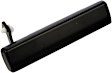 80438 Front, Passenger Side Smooth Black Exterior Door Handle, Without Key Hole, Help Series