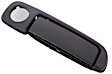80440 Front, Passenger Side Smooth Black Exterior Door Handle, With Key Hole, Help Series