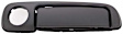 80440 Front, Passenger Side Smooth Black Exterior Door Handle, With Key Hole, Help Series