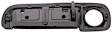 80440 Front, Passenger Side Smooth Black Exterior Door Handle, With Key Hole, Help Series