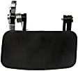 80446 Passenger Side Smooth Black Exterior Door Handle, Without Key Hole, Help Series