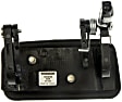 80446 Passenger Side Smooth Black Exterior Door Handle, Without Key Hole, Help Series