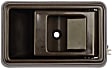 80491 Front, Driver Side Smooth brown Interior Door Handle, Help Series