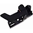 80497 Front, Passenger Side Black Interior Door Handle, With Door Lock Button, Help Series