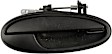 80536 Front, Passenger Side Smooth Black Exterior Door Handle, Without Key Hole, Help Series