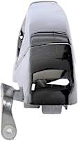 80545CD Front, Passenger Side Chrome Exterior Door Handle, Without Key Hole, Help Series