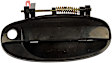80555 Front, Passenger Side Smooth Black Exterior Door Handle, With Key Hole, Help Series