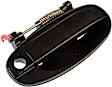 80555 Front, Passenger Side Smooth Black Exterior Door Handle, With Key Hole, Help Series