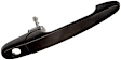 80561 Front, Passenger Side Textured Black Exterior Door Handle, With Key Hole, Help Series