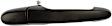 80569 Textured Black Exterior Door Handle, Without Key Hole, Help Series