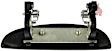 80571 Smooth Black Exterior Door Handle, With Key Hole, Help Series
