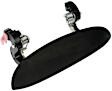 80571 Smooth Black Exterior Door Handle, With Key Hole, Help Series