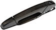80574 Front, Driver Side Smooth Black Exterior Door Handle, With Key Hole, Help Series